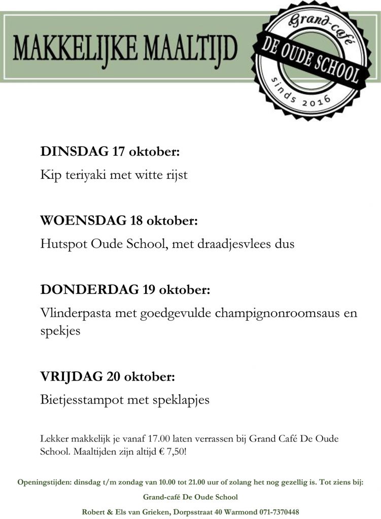 Grand Cafe de Oude School
