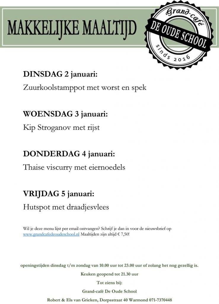 Grand Cafe de Oude School