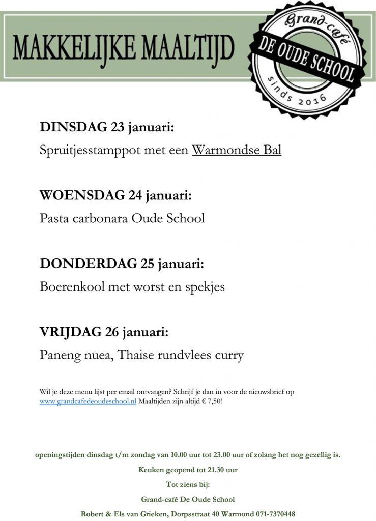 Grand Cafe de Oude School