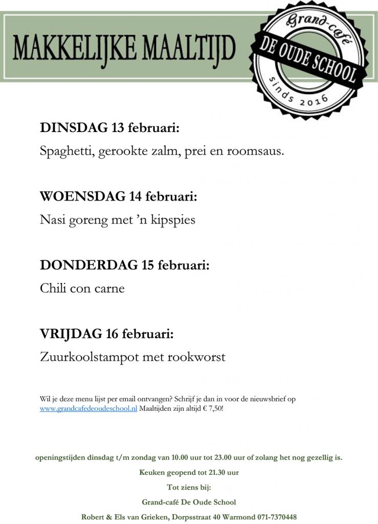 Grand Cafe de Oude School