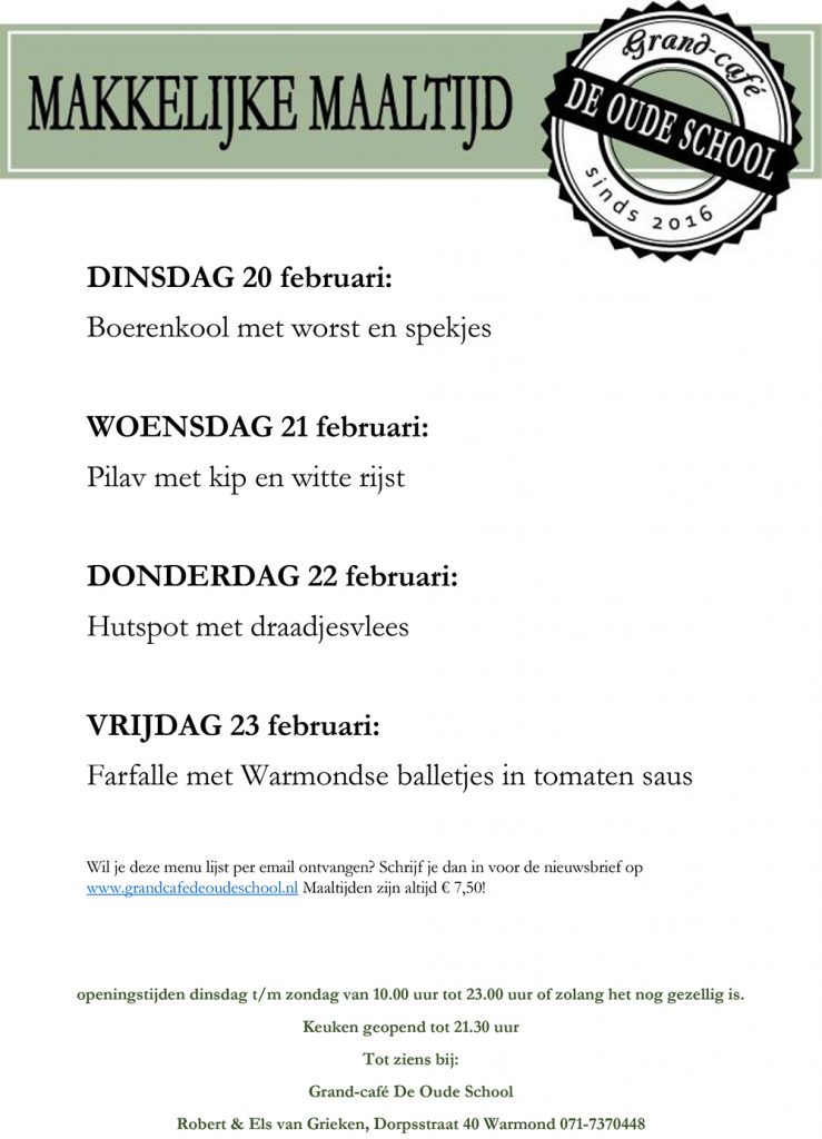 Grand Cafe de Oude School