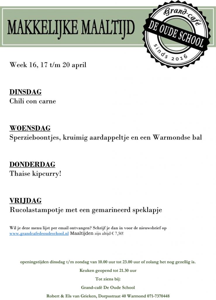 Grand Cafe de Oude School