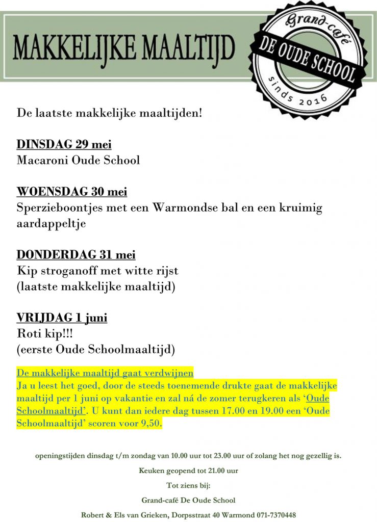 Grand Cafe de Oude School