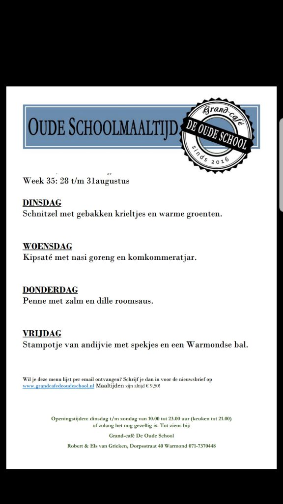 Grand Cafe de Oude School