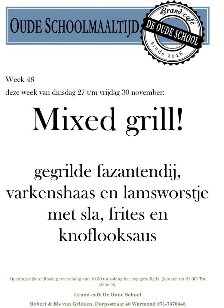 Grand Cafe de Oude School