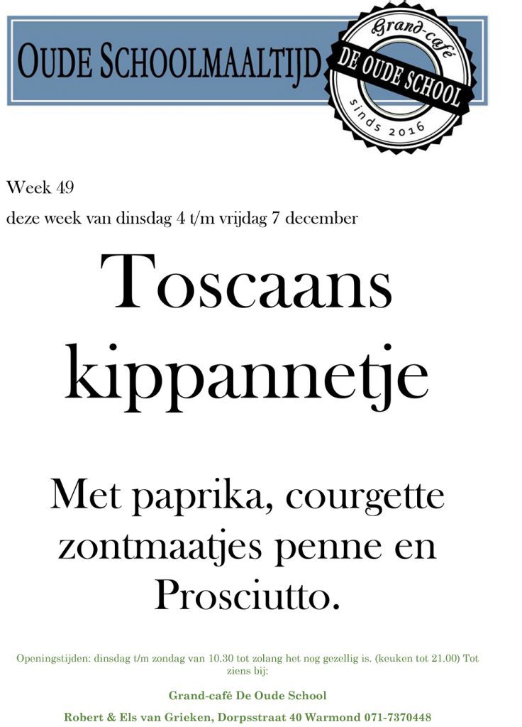 Grand Cafe de Oude School