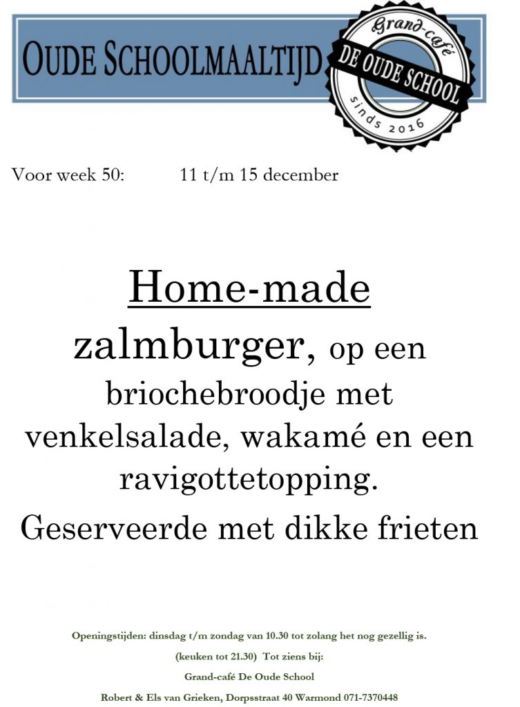 Grand Cafe de Oude School