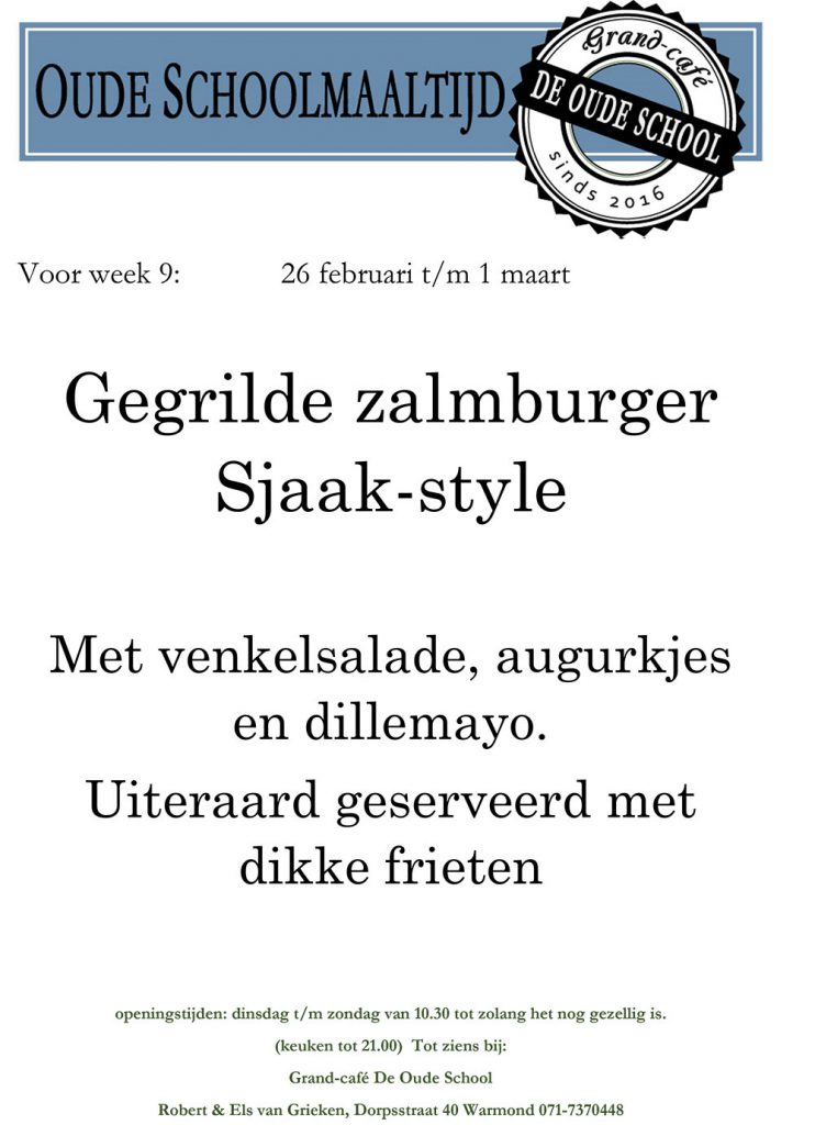 Grand Cafe de Oude School