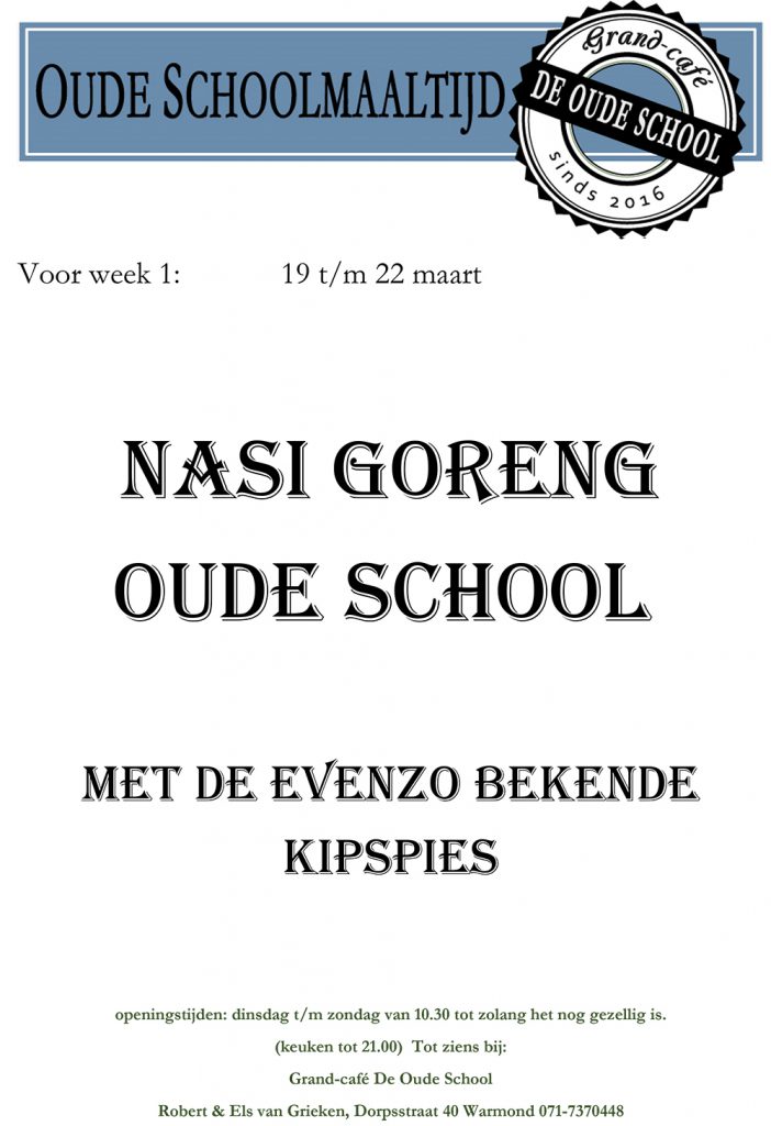 Grand Cafe de Oude School