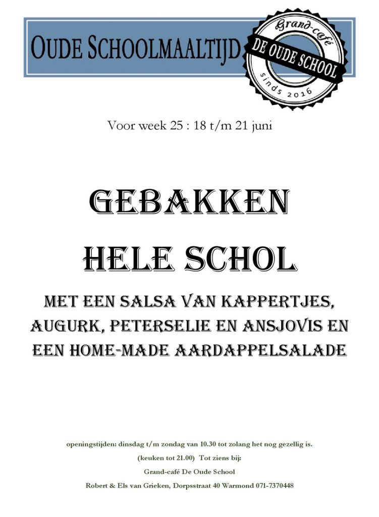 Grand Cafe de Oude School