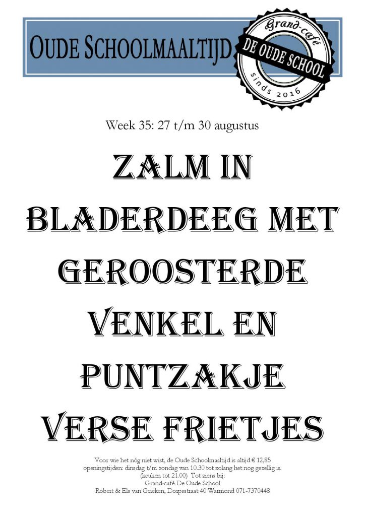 Grand Cafe de Oude School