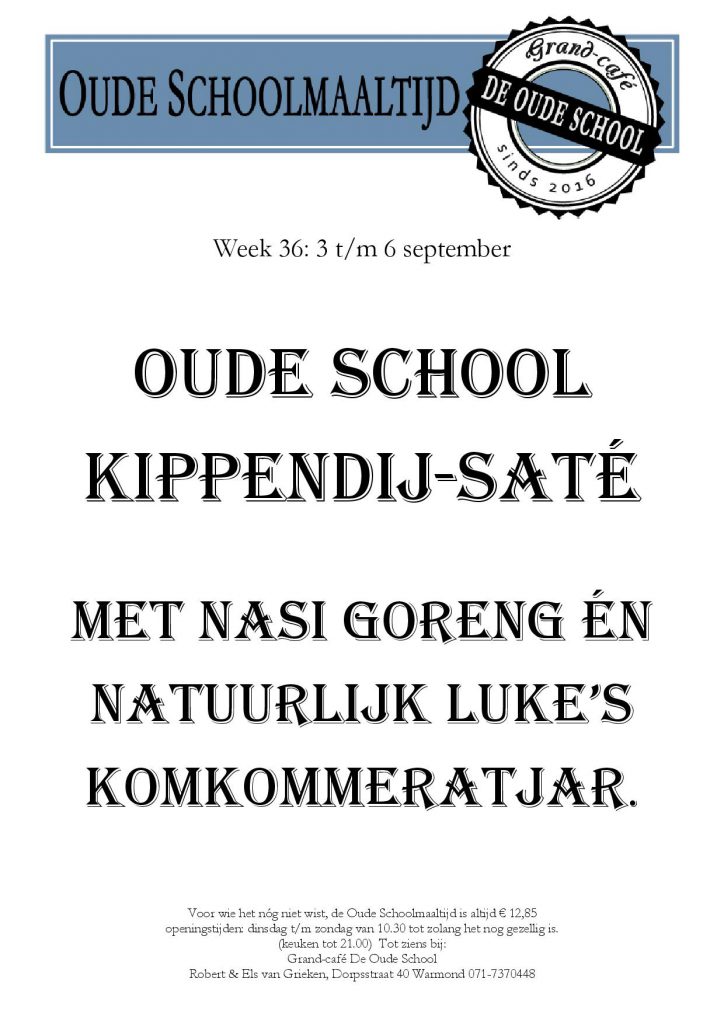 Grand Cafe de Oude School