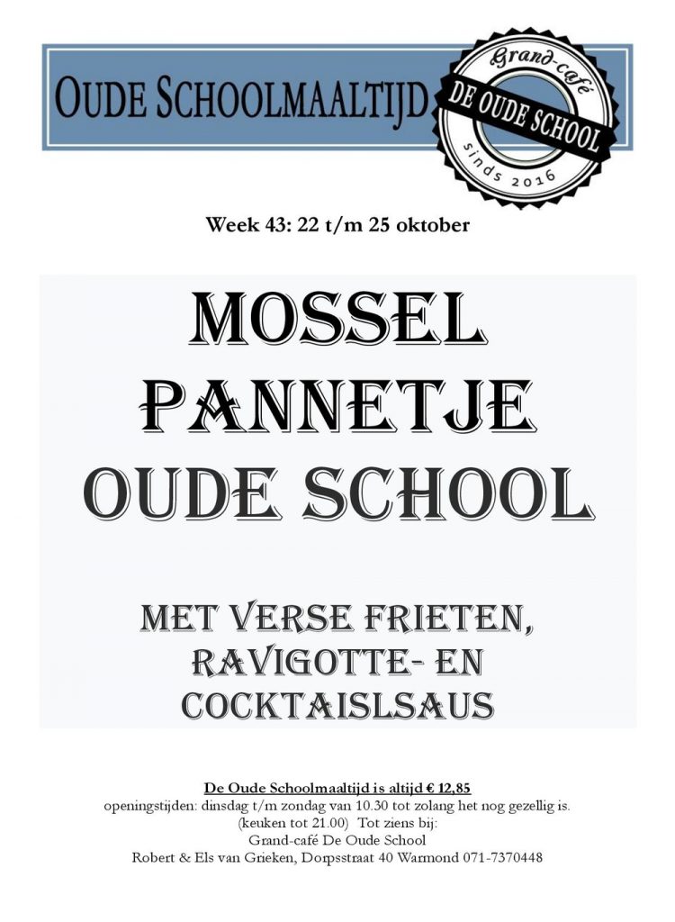 Grand Cafe de Oude School