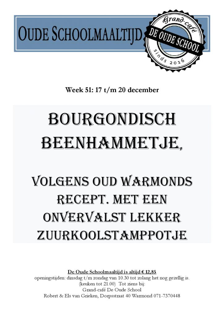 Grand Cafe de Oude School
