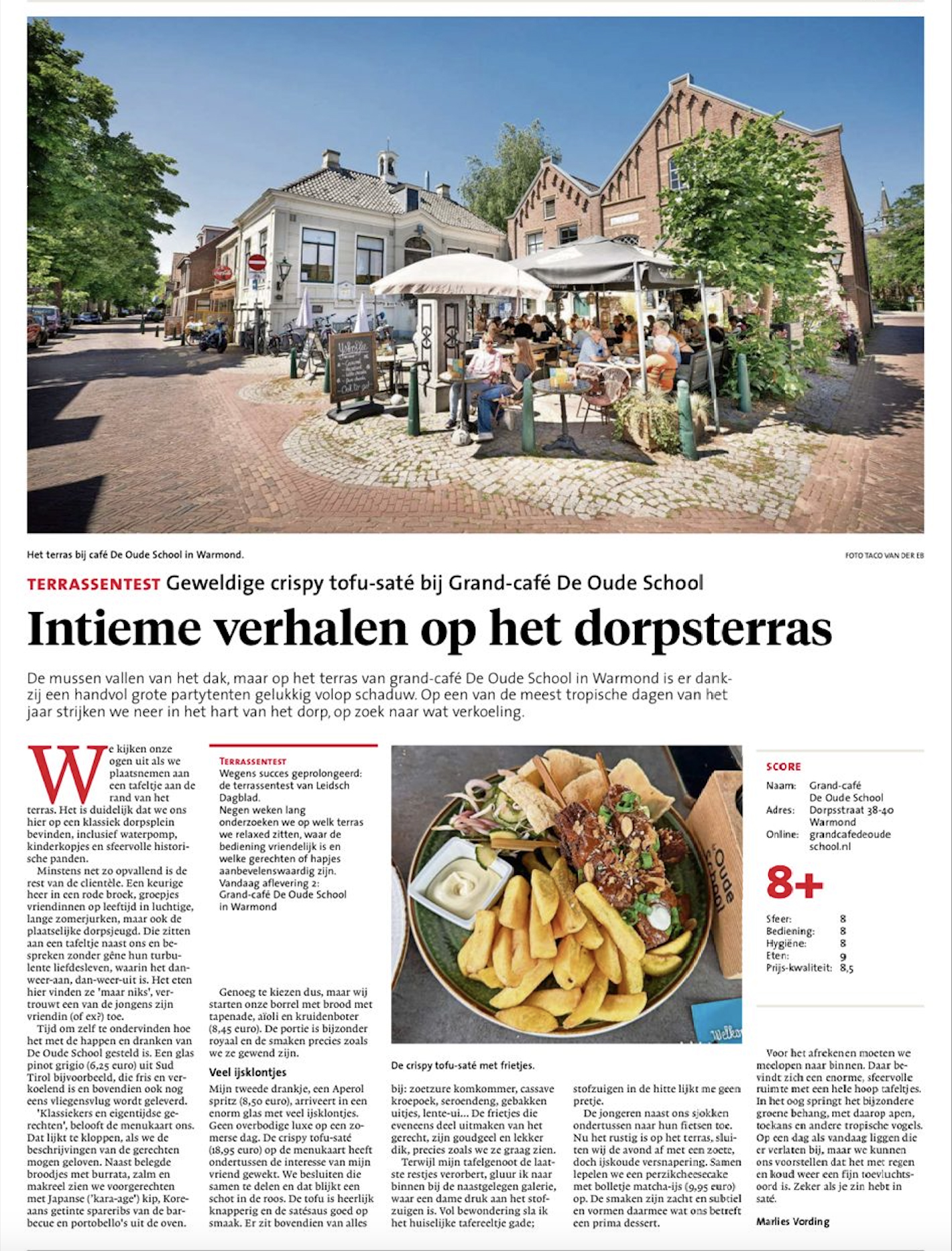 Recensie Leidsch Dagblad - 8+